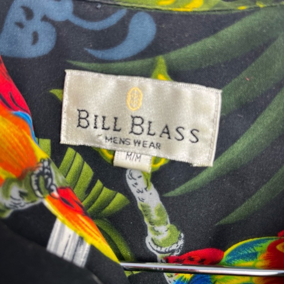 Bill Blass Hawaiian shirt parrots - Picture 6 of 6